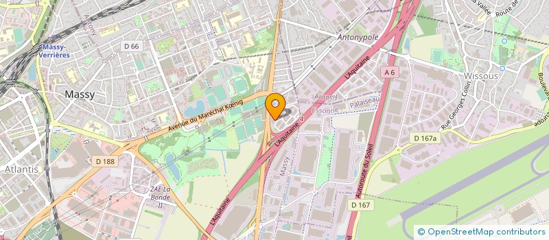 localisation de l'entreprise RESEAU DEF à MASSY