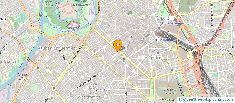 localisation de l'entreprise RESEAU DEPARTEMENTAL RUCHES ENTREPRISES DU NORD à LILLE