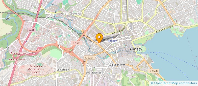 localisation de l'entreprise RESEAU DEPISTAGE CANCERS HAUTE SAVOIE à ANNECY