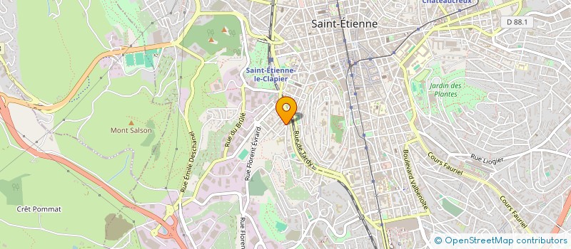 localisation de l'entreprise RESEAU DES ACTEURS DE L'HEBERGEMENT ET DU LOGEMENT  SAINT-ETIENNE