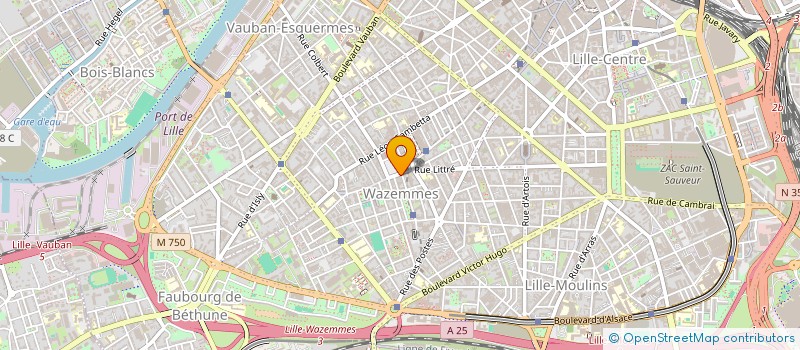 localisation de l'entreprise RESEAU DES ACTIONS LOCALES DE SANTE NORD PAS DE CALAIS à LILLE