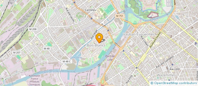 localisation de l'entreprise RESEAU DES CAFES CITOYENS ET SOLIDAIRES DES HAUTS-DE-FRANCE à LILLE