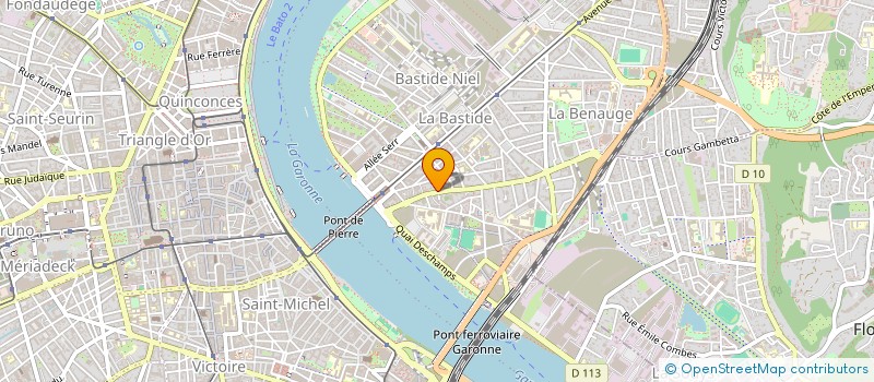 localisation de l'entreprise RESEAU DES COMPETENCES FRANCO-MAROCAIN DU GRAND SUD OUEST - 2RIVES  BORDEAUX