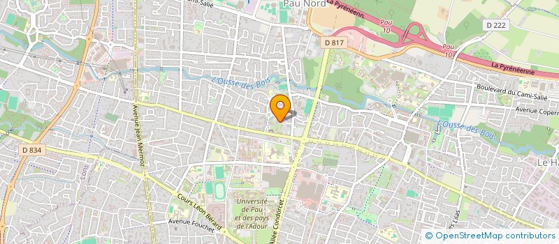 localisation de l'entreprise RESEAU DES EHPAD DU SECTEUR BEARN SOULE à PAU