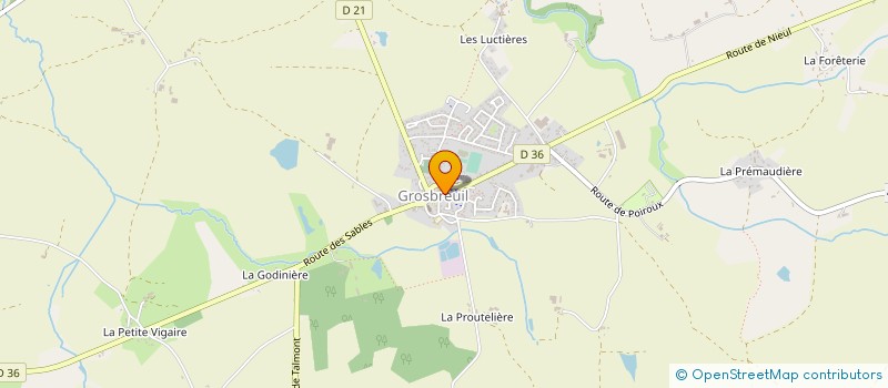 localisation de l'entreprise RESEAU DES ENTREPRISES DE GROSBREUIL à GROSBREUIL
