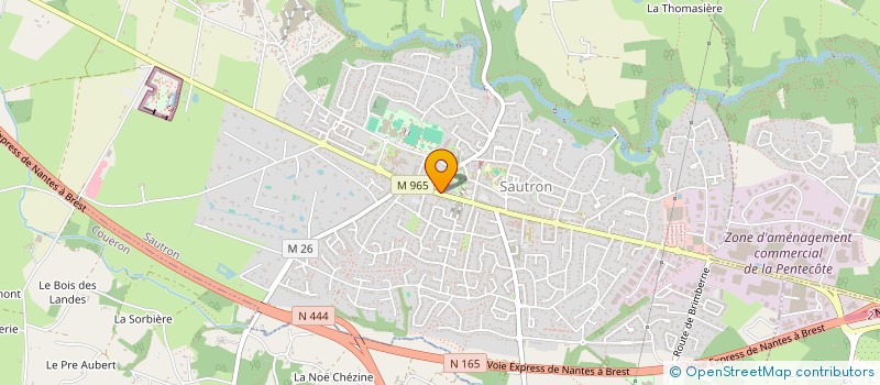 localisation de l'entreprise RESEAU DES ENTREPRISES SAUTRONNAISES à SAUTRON