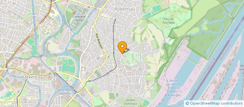 localisation de l'entreprise RESEAU DES ETUDIANTS SOIGNANTS DES HOPITAUX UNIVERSITAIRES DE STRASBOURG à STRASBOURG