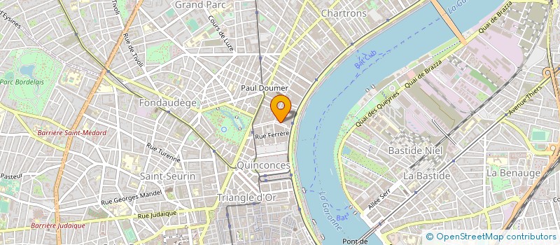 localisation de l'entreprise RESEAU DES FEDE REG POUR NOUV SERVICES  BORDEAUX