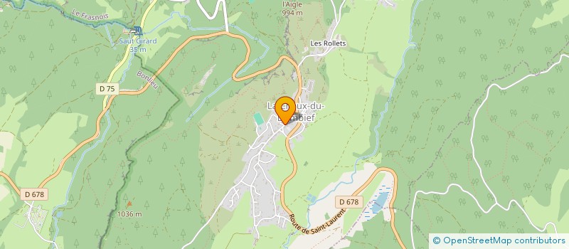 localisation de l'entreprise RESEAU DES GRANDS ITINERAIRES PEDESTRES  LES PLANCHES-EN-MONTAGNE