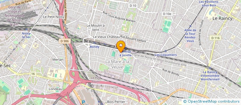 localisation de l'entreprise RESEAU DES IFFISTES  BONDY