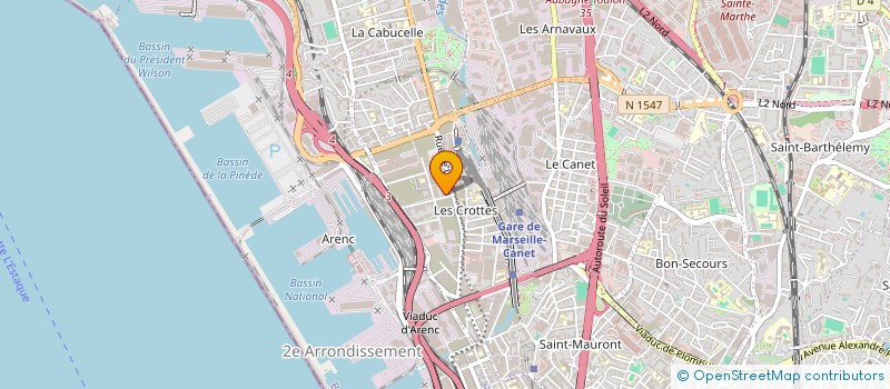 localisation de l'entreprise RESEAU DES INGENIEUR-ES DIPLOME-ES DE FRANCE à MARSEILLE