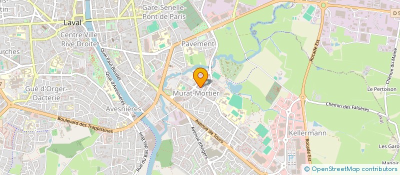 localisation de l'entreprise RESEAU DES INTERVENANTS EN ADDICTOLOGIE DE LA MAYENNE (R.I.A.M.) à LAVAL