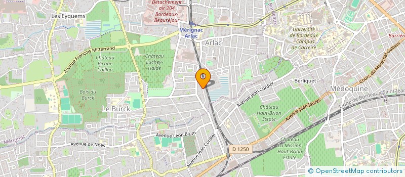 localisation de l'entreprise RESEAU DES PERSONNELS D'EDUCATION  MERIGNAC