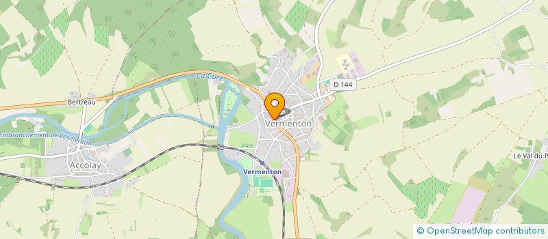 localisation de l'entreprise RESEAU DES PROFESSIONNELS POUR LA CONCEPTION ET LE FONCTIONNEMENT DE LA MAISON DE SANTE DE LA CCECY à VERMENTON