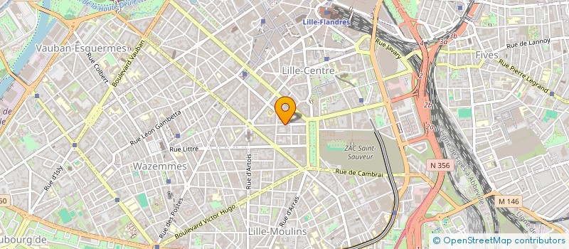 localisation de l'entreprise RESEAU DES RESSOURCERIES à LILLE