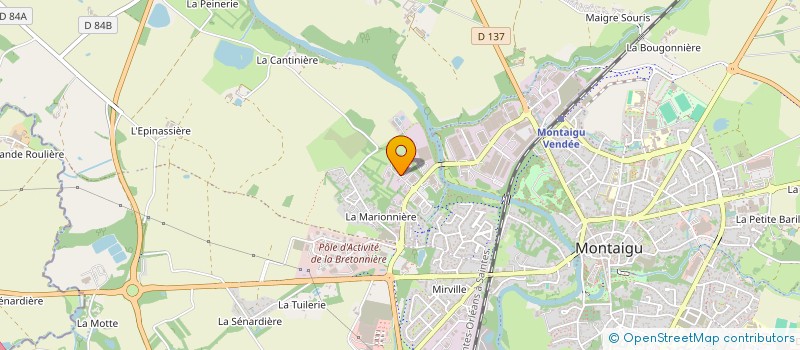 localisation de l'entreprise RESEAU DES RESSOURCERIES ARTISTIQUES ET CULTURELLES à MONTAIGU-VENDEE