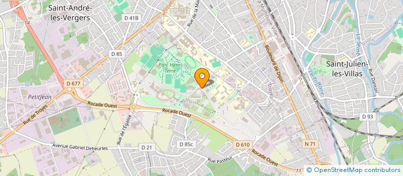 localisation de l'entreprise RESEAU DIFFUSEURS à ROSIERES-PRES-TROYES
