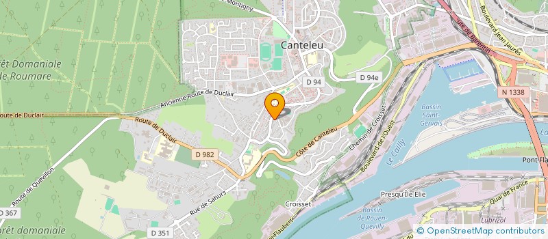localisation de l'entreprise RESEAU DIRECT EMPLOI à CANTELEU