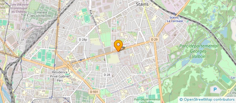 localisation de l'entreprise RESEAU DISTRIBUTION MARKETING ET SERVICES  STAINS