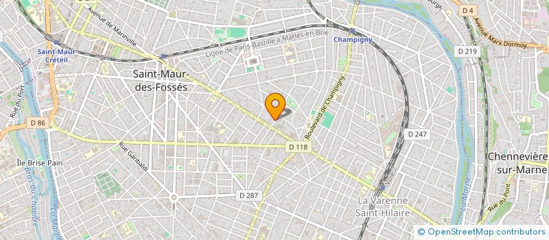 localisation de l'entreprise RESEAU DOULEURS CHRONIQUES PELVI-PERINEALES à SAINT-MAUR-DES-FOSSES