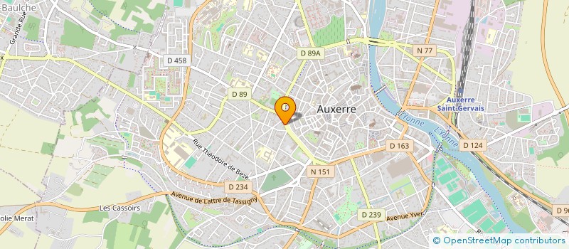 localisation de l'entreprise RESEAU DU GRAND AUXERROIS à AUXERRE