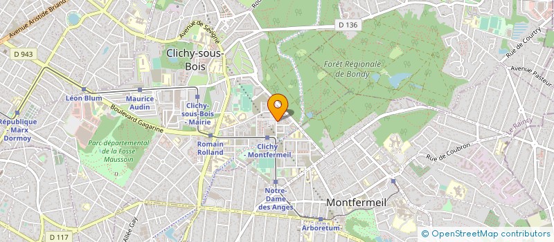 localisation de l'entreprise RESEAU ECHANGE SAVOIR CLICHY MONTFERMEIL à CLICHY-SOUS-BOIS