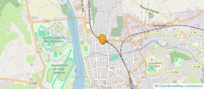 localisation de l'entreprise RESEAU ECOLES MULTIMEDIA à VICHY