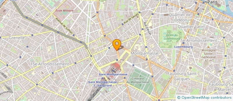 localisation de l'entreprise RESEAU ECOLOGIQUE COOPERATIF DES UNIVERSITES DE PARIS  PARIS