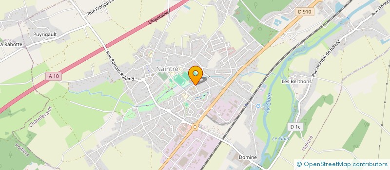 localisation de l'entreprise RESEAU ECONOMIQUE NAINTREEN  NAINTRE