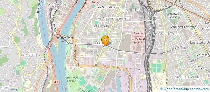 localisation de l'entreprise RESEAU EDUCATION SANS FRONTIERES (RESF RHONE) à LYON