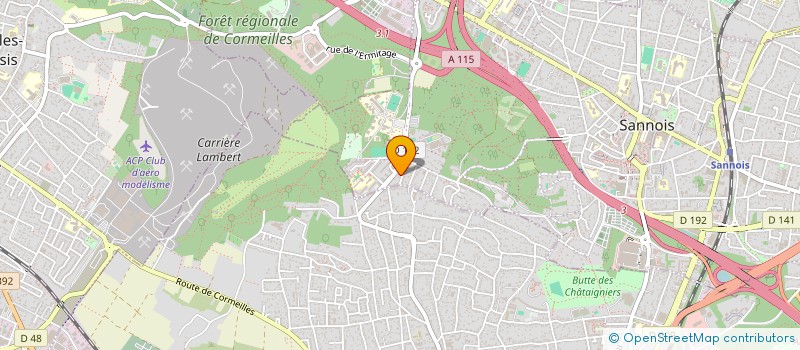 localisation de l'entreprise RESEAU ELEC  SANNOIS