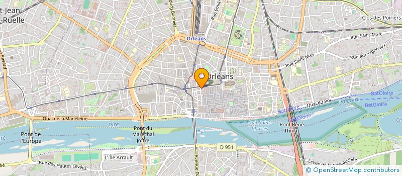 localisation de l'entreprise RESEAU EN RECONNAISSANCE DES ACQUIS à ORLEANS