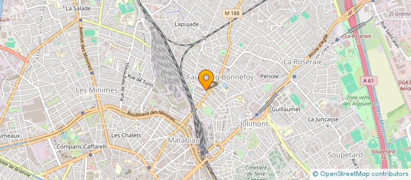 localisation de l'entreprise RESEAU ENTRAIDE CENTRE INITIATIVE FEMMES à TOULOUSE