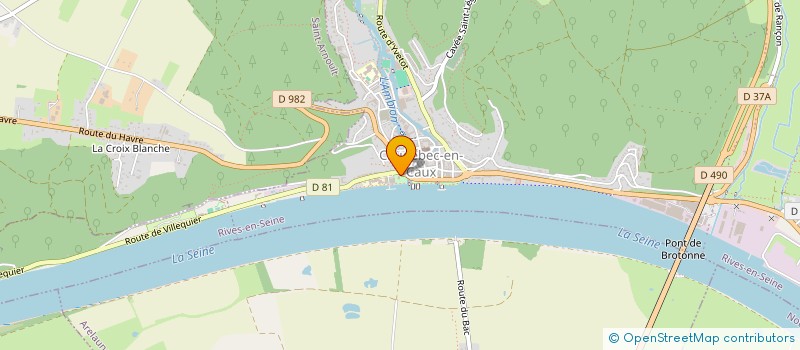 localisation de l'entreprise RESEAU ENTREELLES  RIVES-EN-SEINE