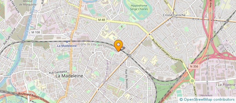 localisation de l'entreprise RESEAU ENTREPRENDRE à MARCQ-EN-BARŒUL