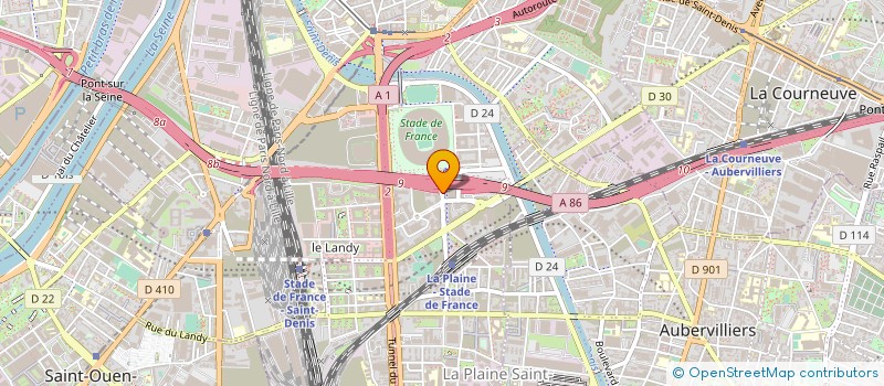 localisation de l'entreprise RESEAU ENTREPRENDRE 93 à SAINT-DENIS