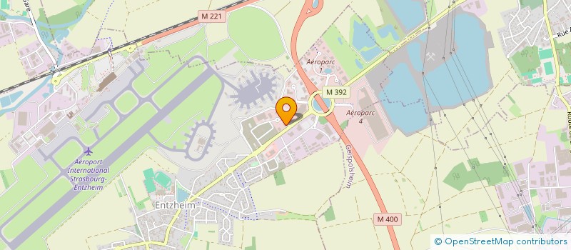 localisation de l'entreprise RESEAU ENTREPRENDRE ALSACE à STRASBOURG