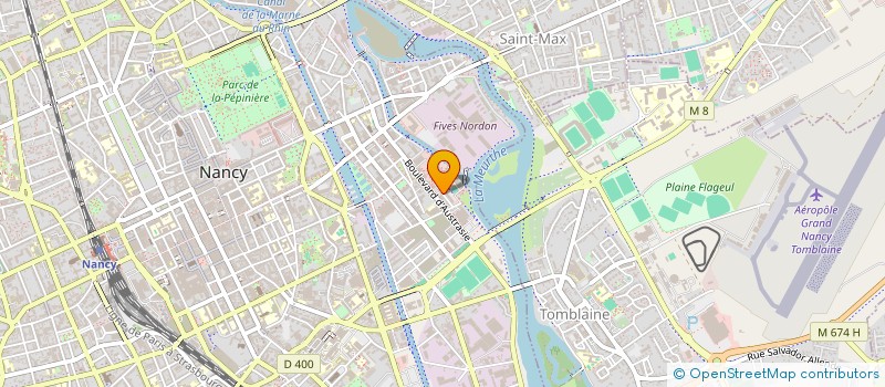 localisation de l'entreprise RESEAU ENTREPRENDRE LORRAINE à NANCY