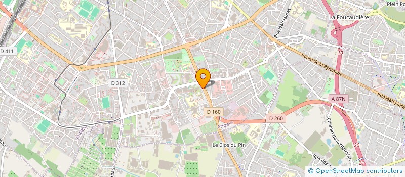 localisation de l'entreprise RESEAU ENTREPRENDRE MAINE ET LOIRE  LES PONTS DE CE