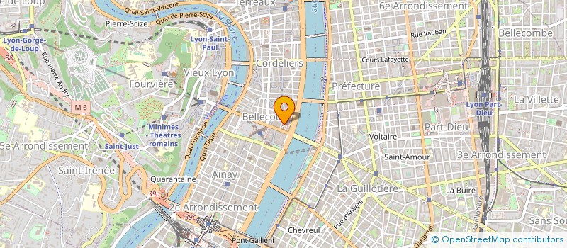 localisation de l'entreprise RESEAU ENTREPRENDRE RHONE  LYON