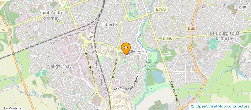 localisation de l'entreprise RESEAU ENTREPRENDRE VENDEE à LA ROCHE-SUR-YON