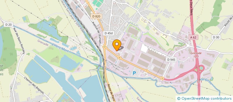 localisation de l'entreprise RESEAU ENTREPRISES EUROCENTRE SUD OUEST  CASTELNAU-D'ESTRETEFONDS