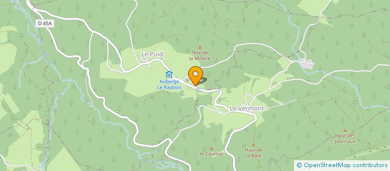 localisation de l'entreprise RESEAU ESPRIT VOSGES à LE PUID