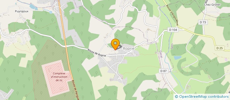 localisation de l'entreprise RESEAU ET SERVICES  DIGNAC