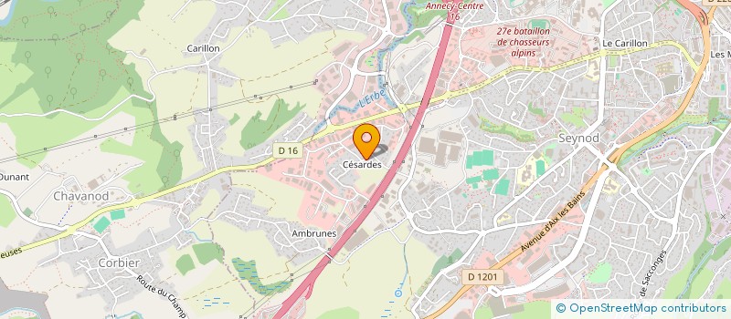 localisation de l'entreprise RESEAU ETABLISSEMENTS EDUCATIFS LAGON à ANNECY
