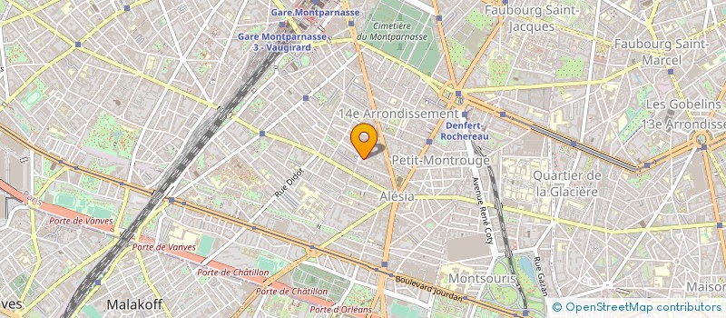 localisation de l'entreprise RESEAU ETUDES ACTIONS INSERTION SOCIALE  PARIS