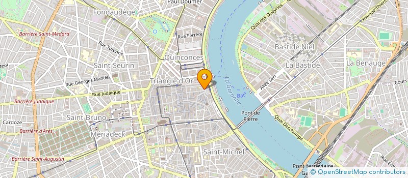 localisation de l'entreprise RESEAU EUROPEEN ARBITRAGE MEDIATION GEIE à BORDEAUX
