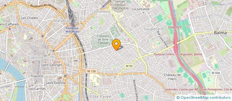 localisation de l'entreprise RESEAU EUROREGIONAL DE RADIO ET TELEVISION SANS FRONTIERES à TOULOUSE