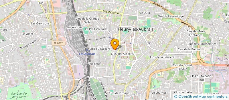 localisation de l'entreprise RESEAU EVEMENTIEL CENTRE à FLEURY LES AUBRAIS