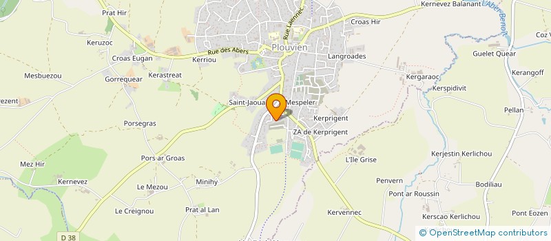 localisation de l'entreprise RESEAU EXPRESS  PLOUVIEN